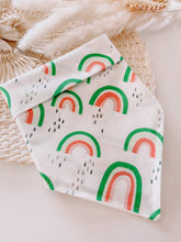 Load image into Gallery viewer, The Watermelon Skies Snap-On Bandana
